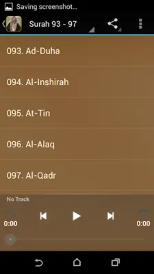 sheikh Ali Huthaify Quran MP3 android App screenshot 4